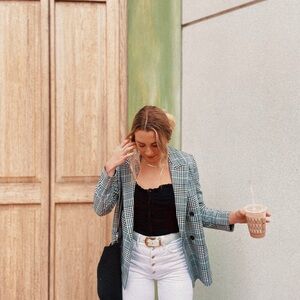 Joe's Jeans White High-Waisted Jeans